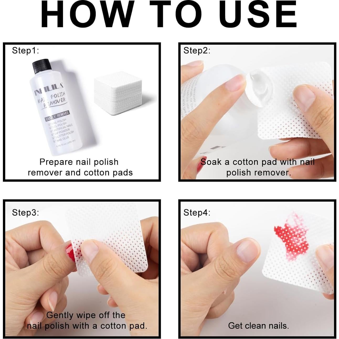 Quitaesmalte No Tóxico NXJ INFILILA 200 ml Sin Acetona