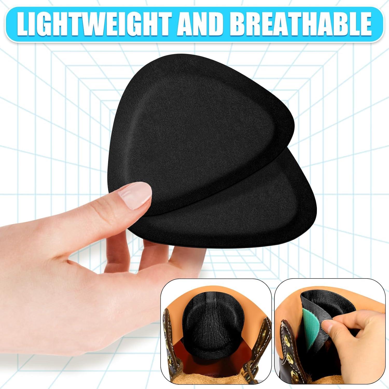 4 Pares Almohadillas de Cuero para Talón HTZNHXT - Alivio Dolor