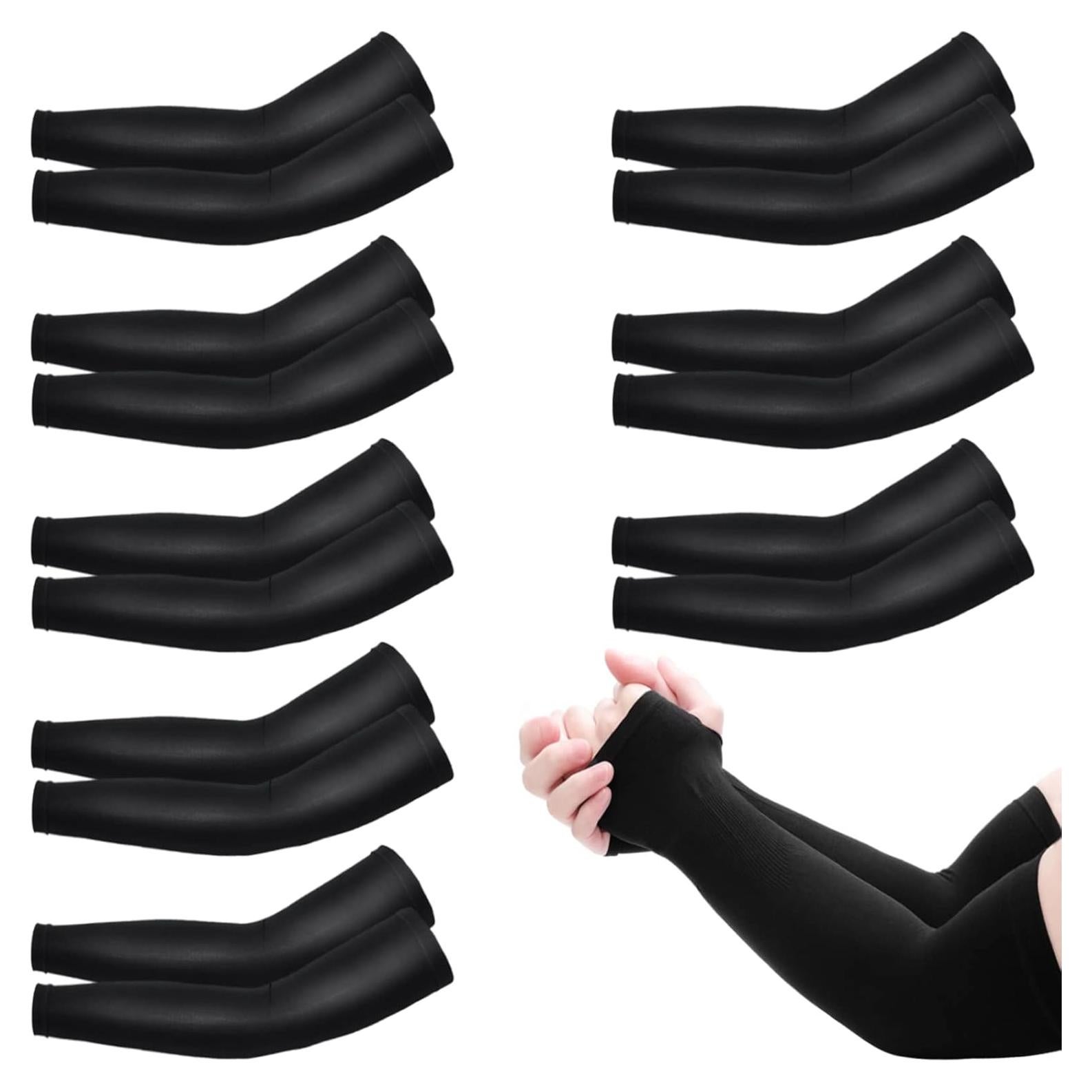 Mangas Largas UV ZeeDix 8 Pares para Correr y Ciclismo
