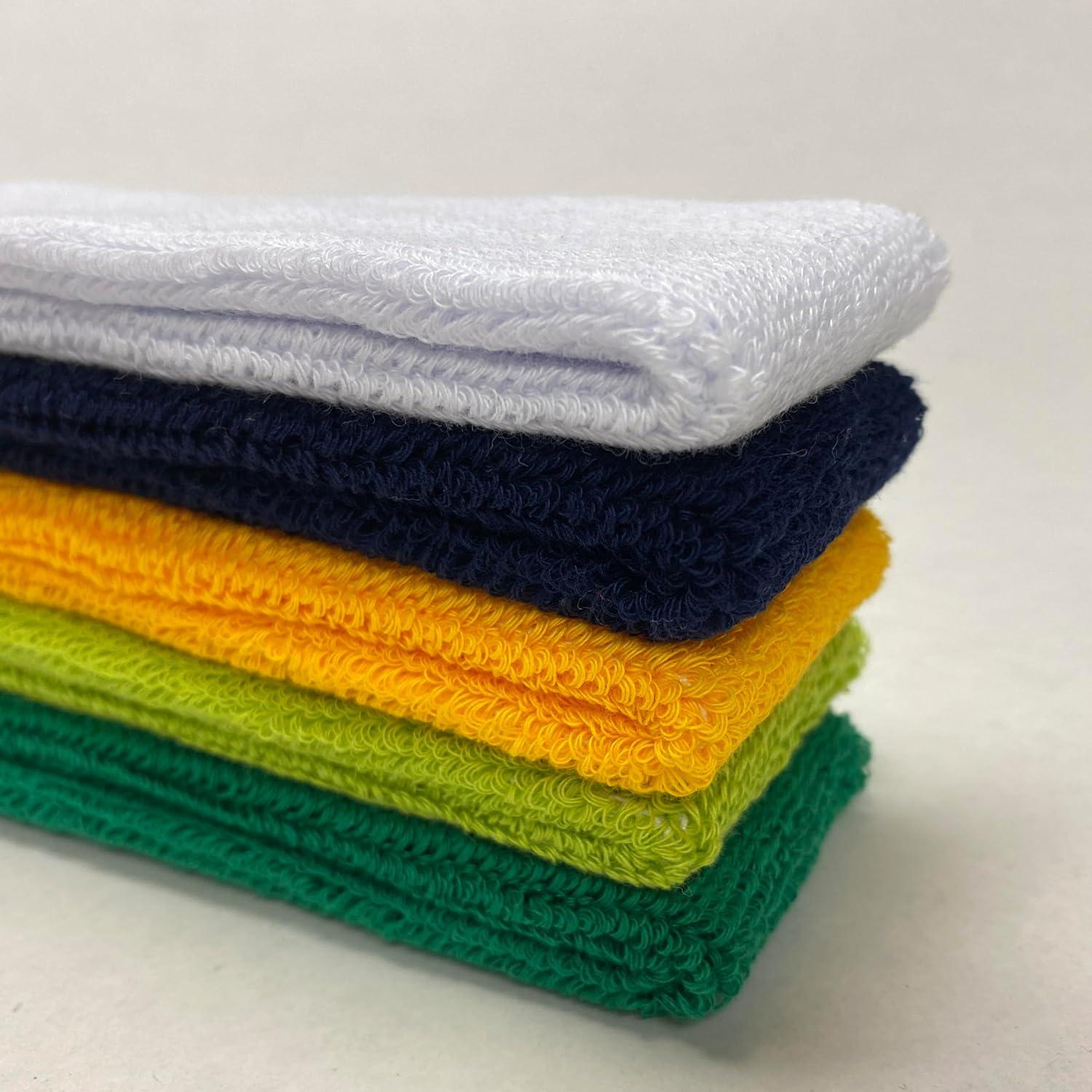 Toallas de Terry Couver para Cabeza y Muñequera Verde 2023