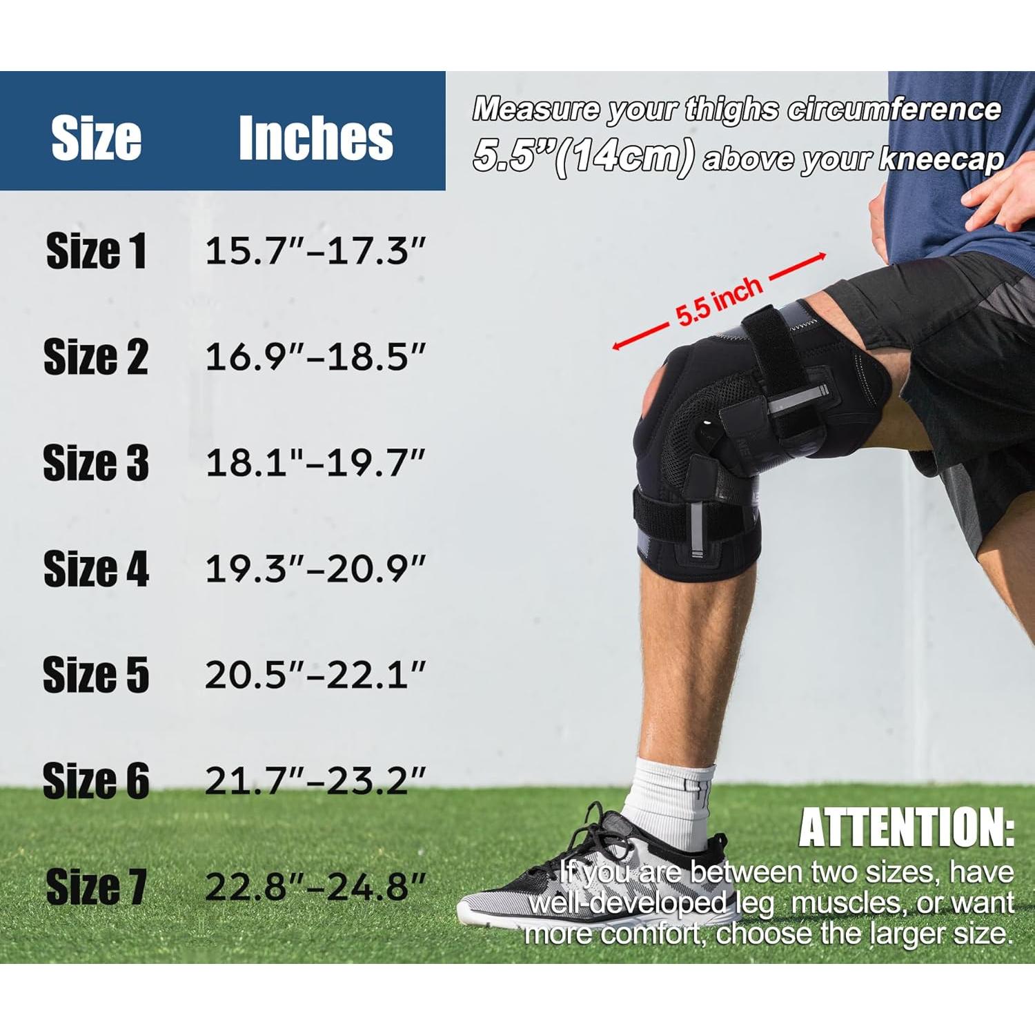 Férula de Rodilla NEENCA Articulada Ajustable para Dolor