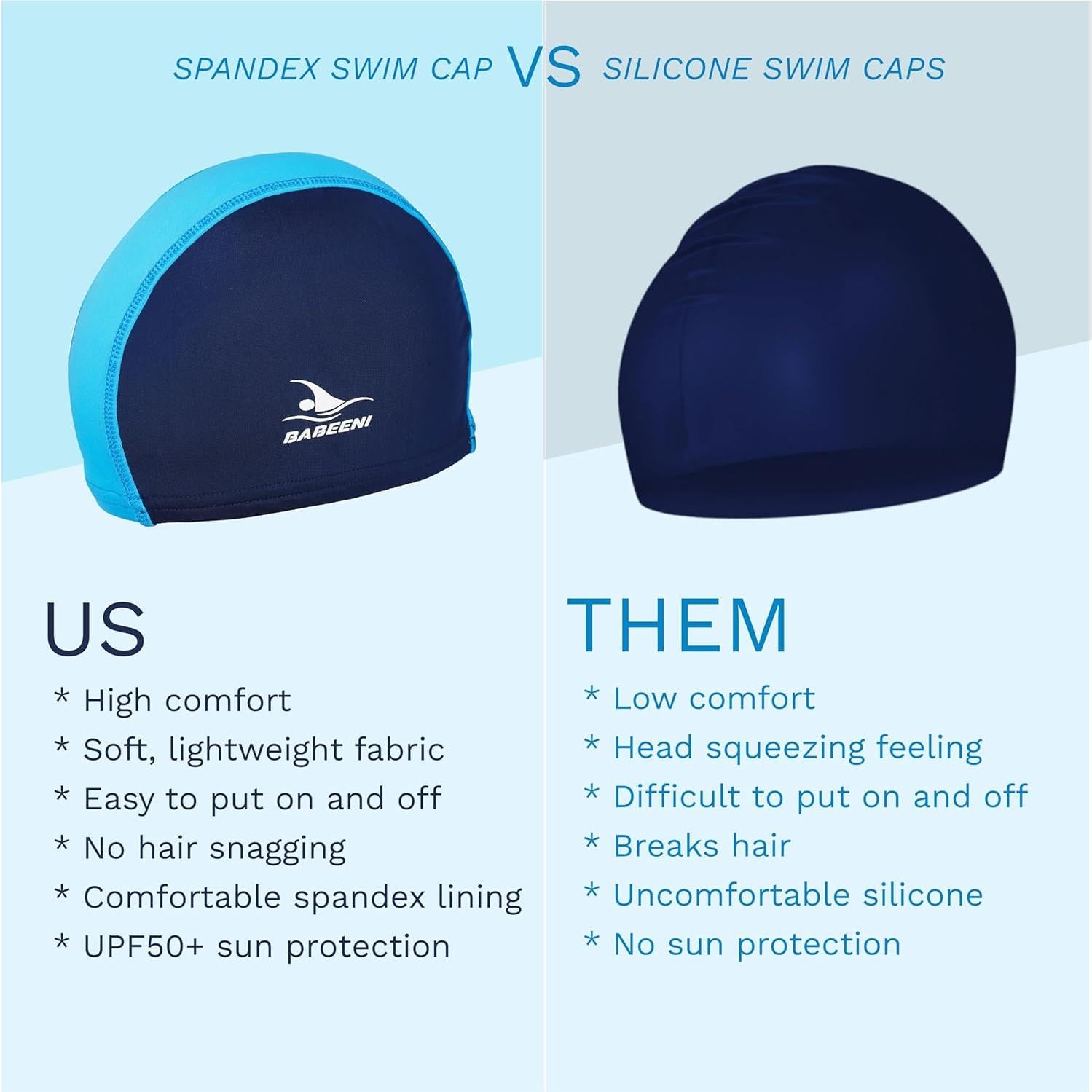 Gorro de Natación de Tela Babeeni MUBOI Rosa Unisex