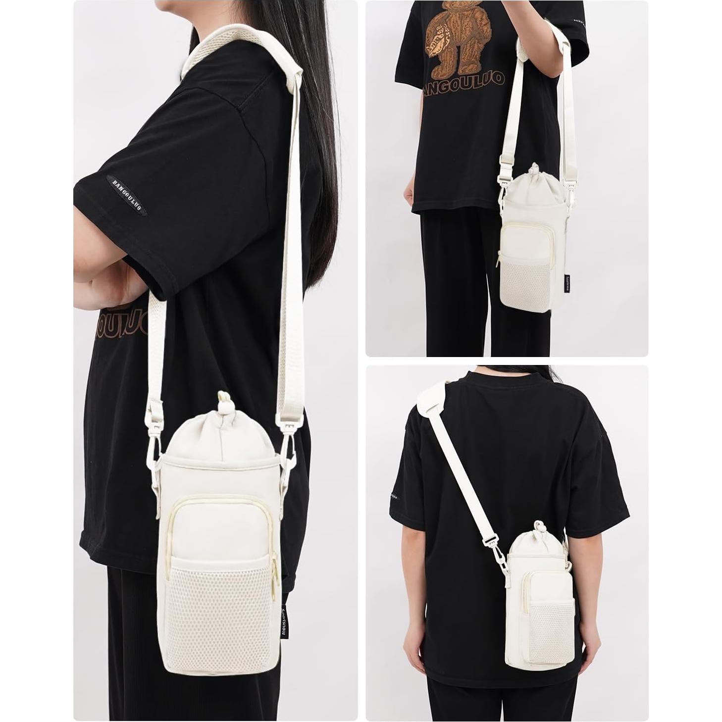 Soporte para Botella de Agua Sportsnew 32 oz Aislado Beige