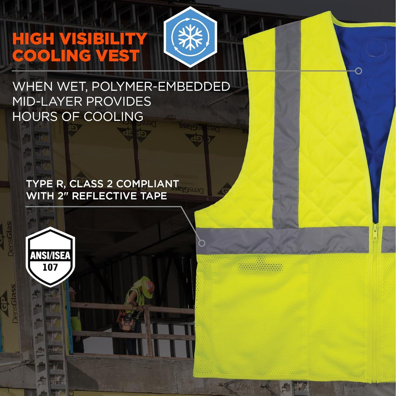 Chaleco de Enfriamiento Ergodyne Hi-Vis 6668 Unisex - Clase 2