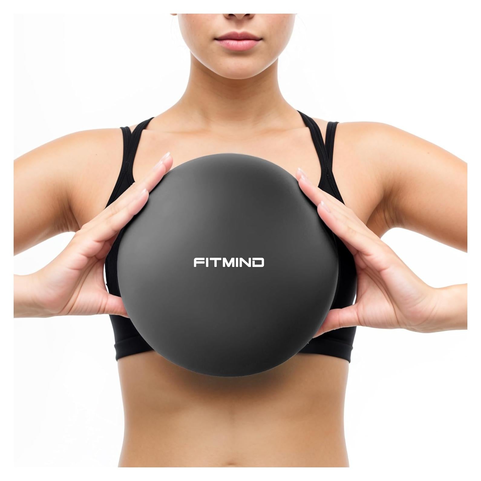 Bola de Pilates FITMIND 25.4 cm para Yoga y Fitness