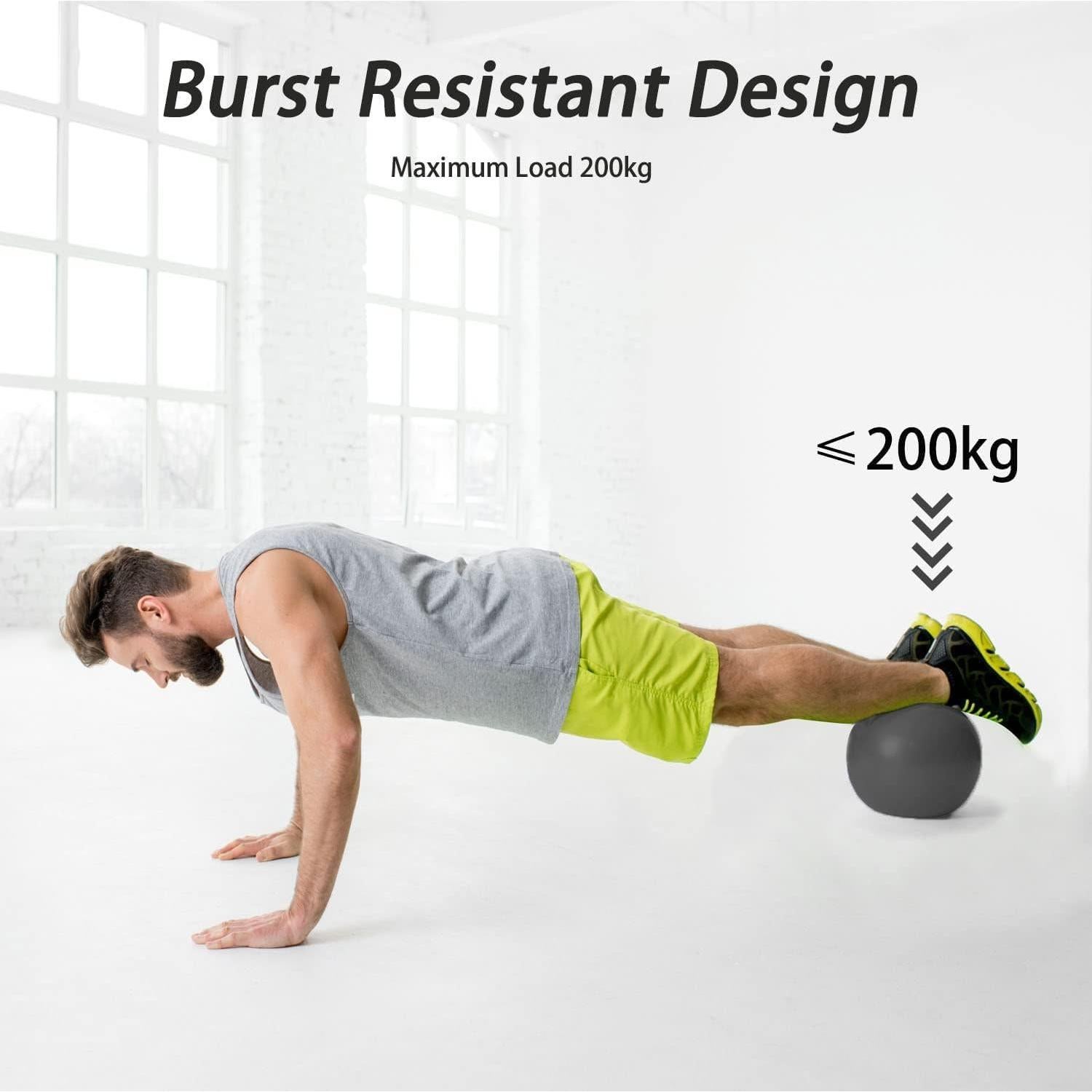 Bola de Pilates FITMIND 25.4 cm para Yoga y Fitness