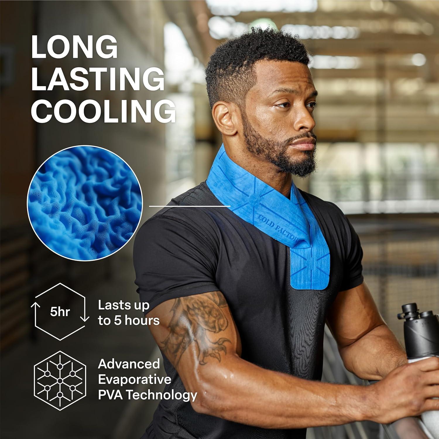 Toalla de Enfriamiento PVA Cold Factor - 75x7.6 cm - Paquete de 3