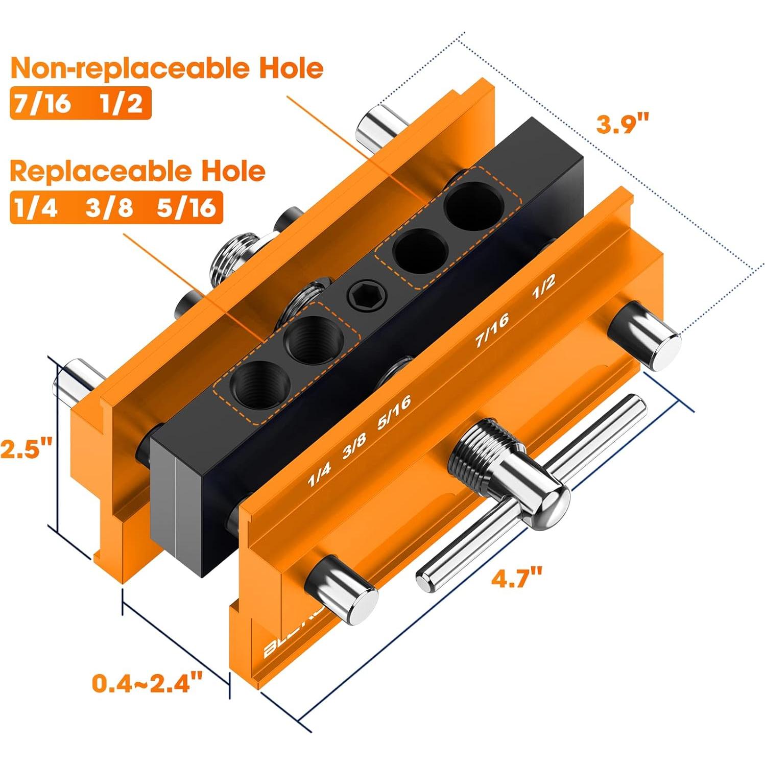 Kit de Plantilla de Alineación Automática Blekoo con 6 Bushings