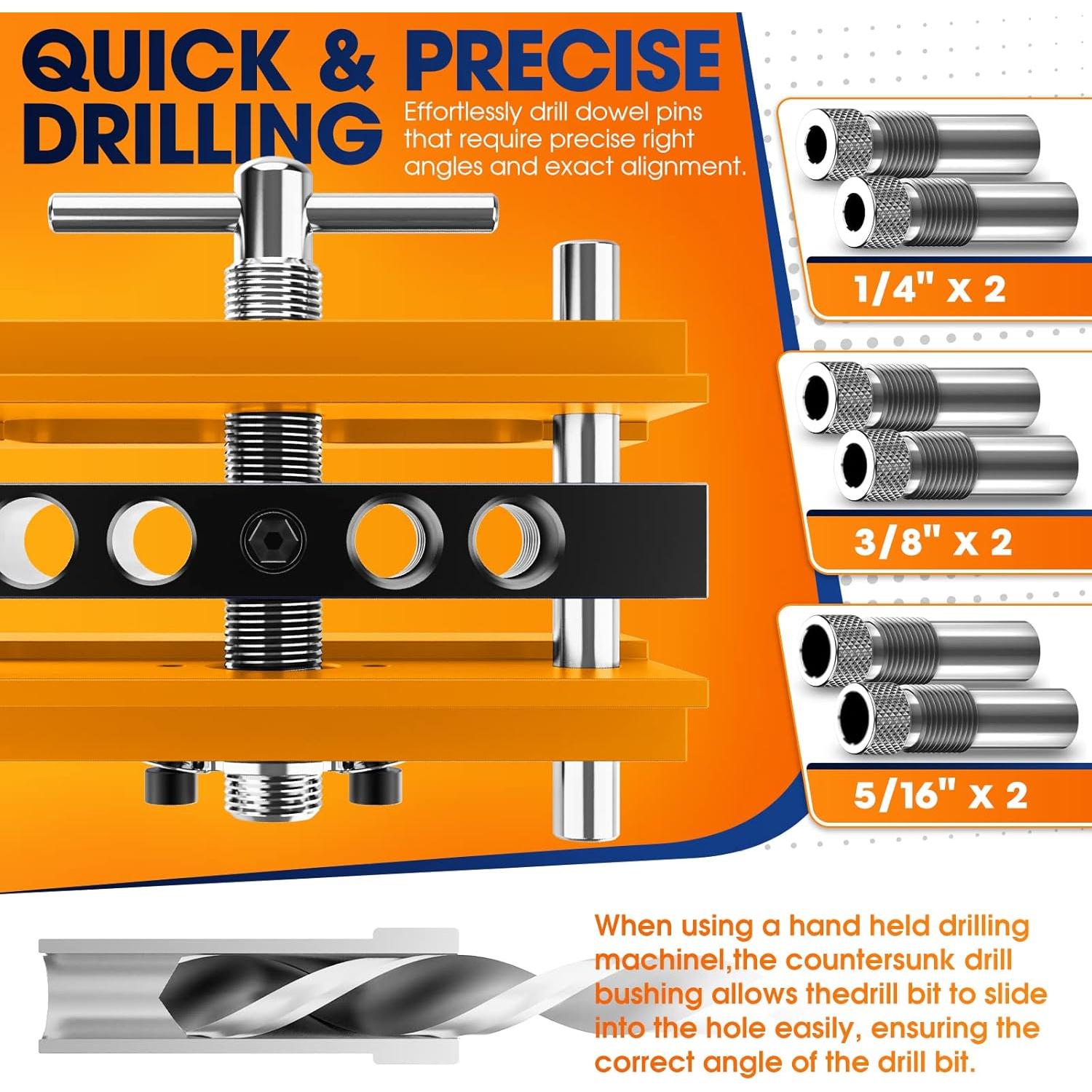 Kit de Plantilla de Alineación Automática Blekoo con 6 Bushings