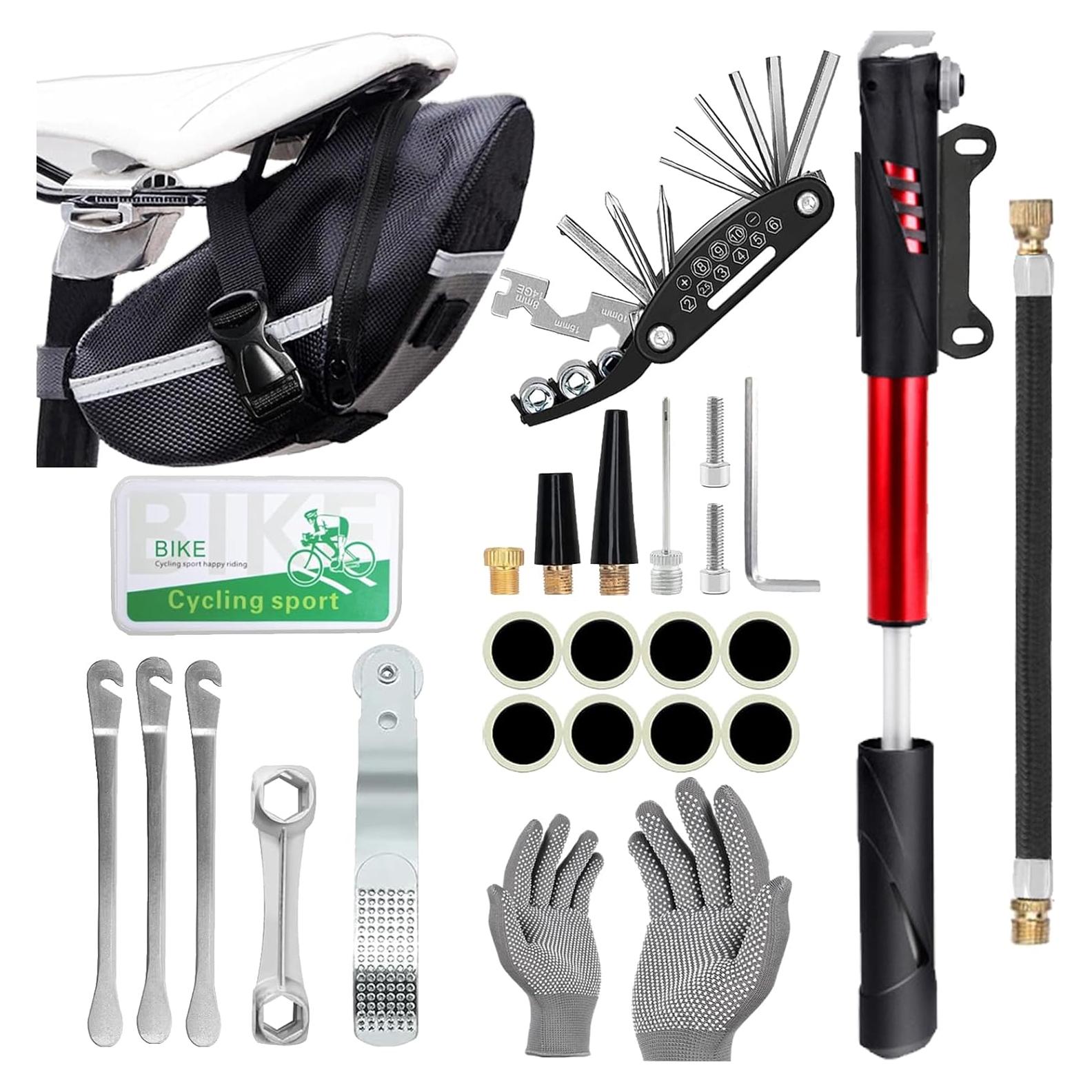 Kit de Reparación de Neumáticos de Bicicleta DERERSTE U-BTRTK