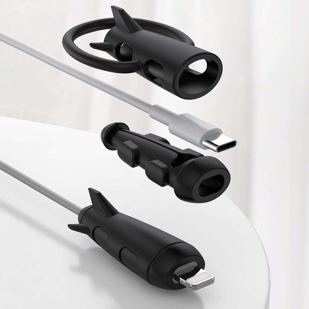 Protector de Cable de Datos ZOSTLAND USB Tipo C Negro 2 en 1