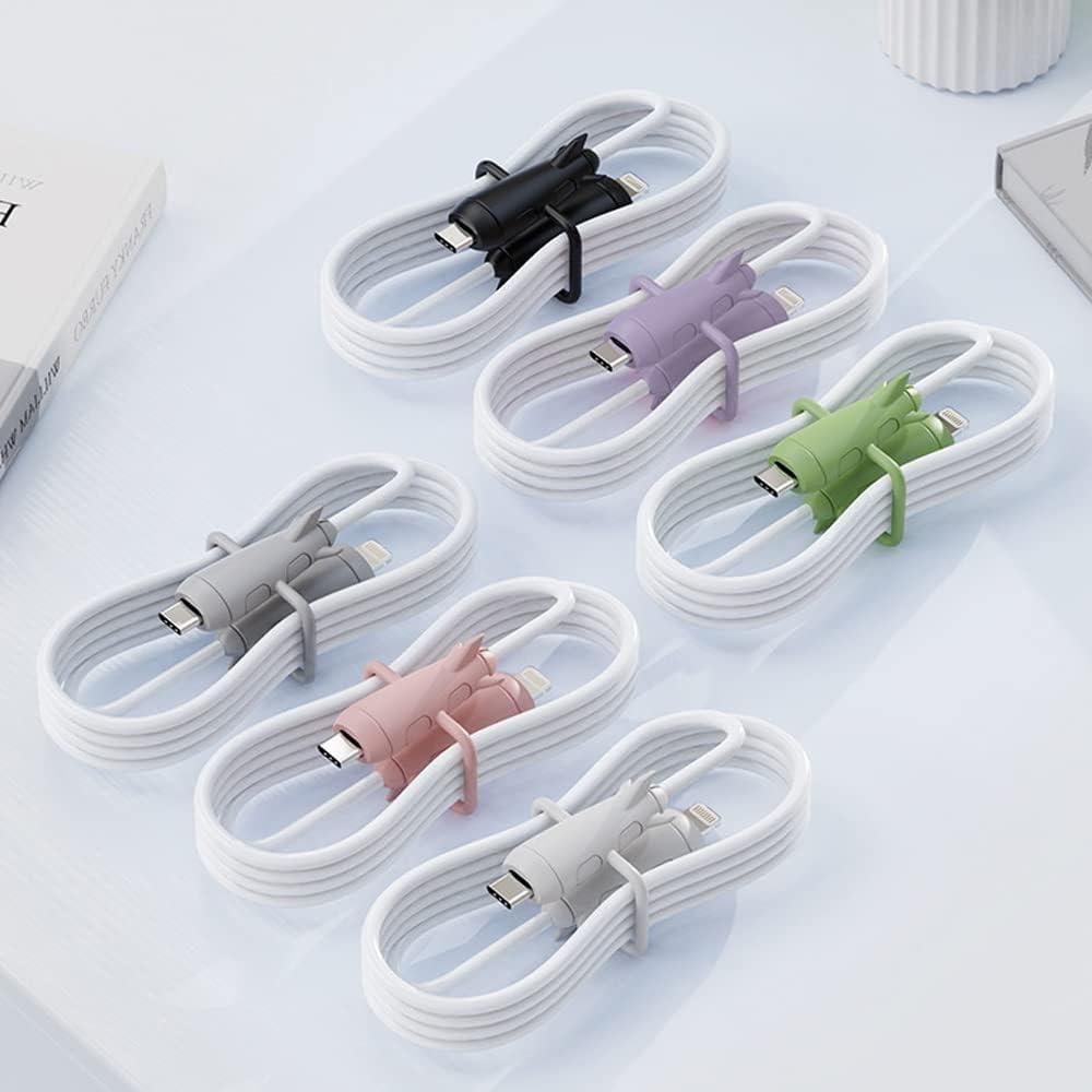 Protector de Cable de Datos ZOSTLAND USB Tipo C Negro 2 en 1