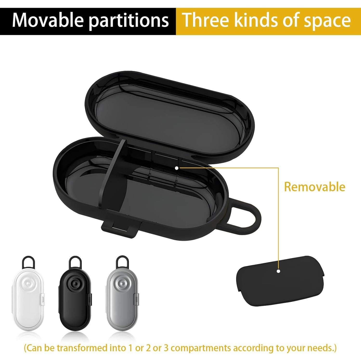 Estuches para Tapones de Oído VEINARDYL 3 Pcs Portátil