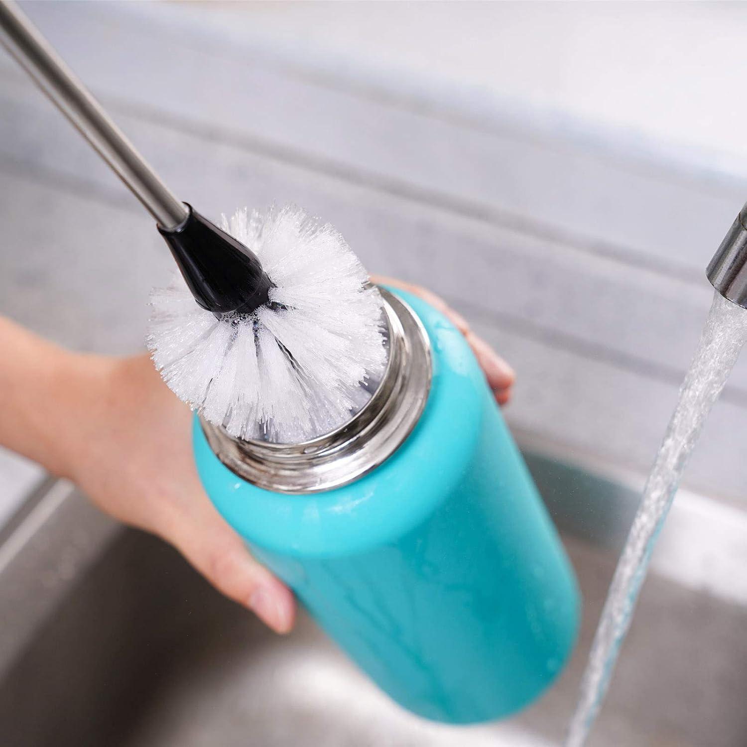 Cepillo para Botellas de Agua MOSOLAN - 33 cm, Paquete de 2