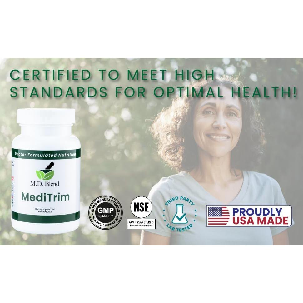 Suplemento Energético M.D. MediTrim - 90 Cápsulas