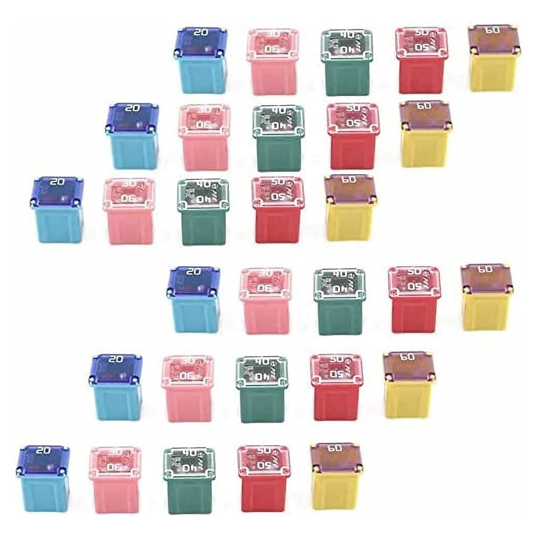 Kit de Fusibles Mini Perfil Bajo 30 Pcs CHERRY CUTE 20A-60A