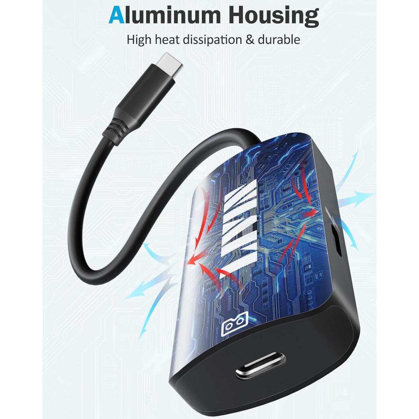 Adaptador USB C LIVIN 4K 60Hz para Gafas Inteligentes