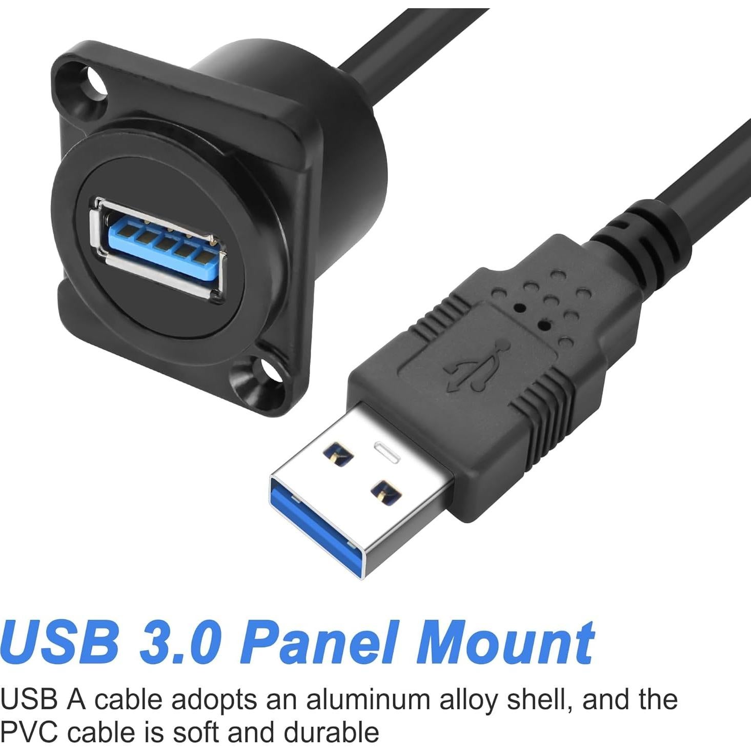 Adaptador USB 3.0 D-Type a Tipo A Hembra 1M Yingtuyou