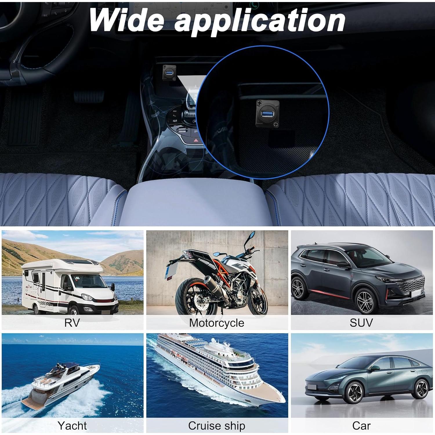 Adaptador USB 3.0 D-Type a Tipo A Hembra 1M Yingtuyou