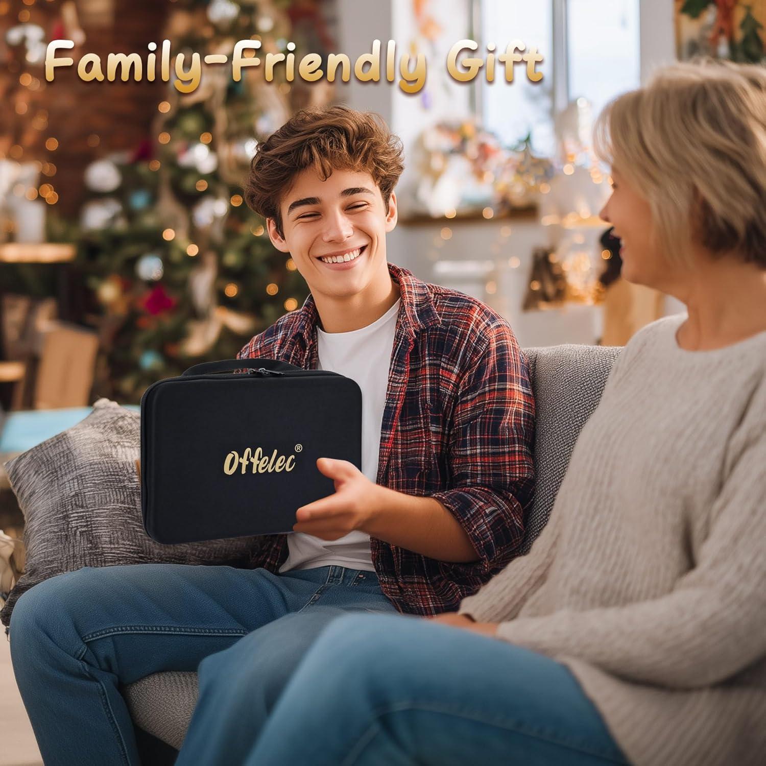 Juego de Rummy Mejorado Offelec con Fichas Grandes y Bolsa