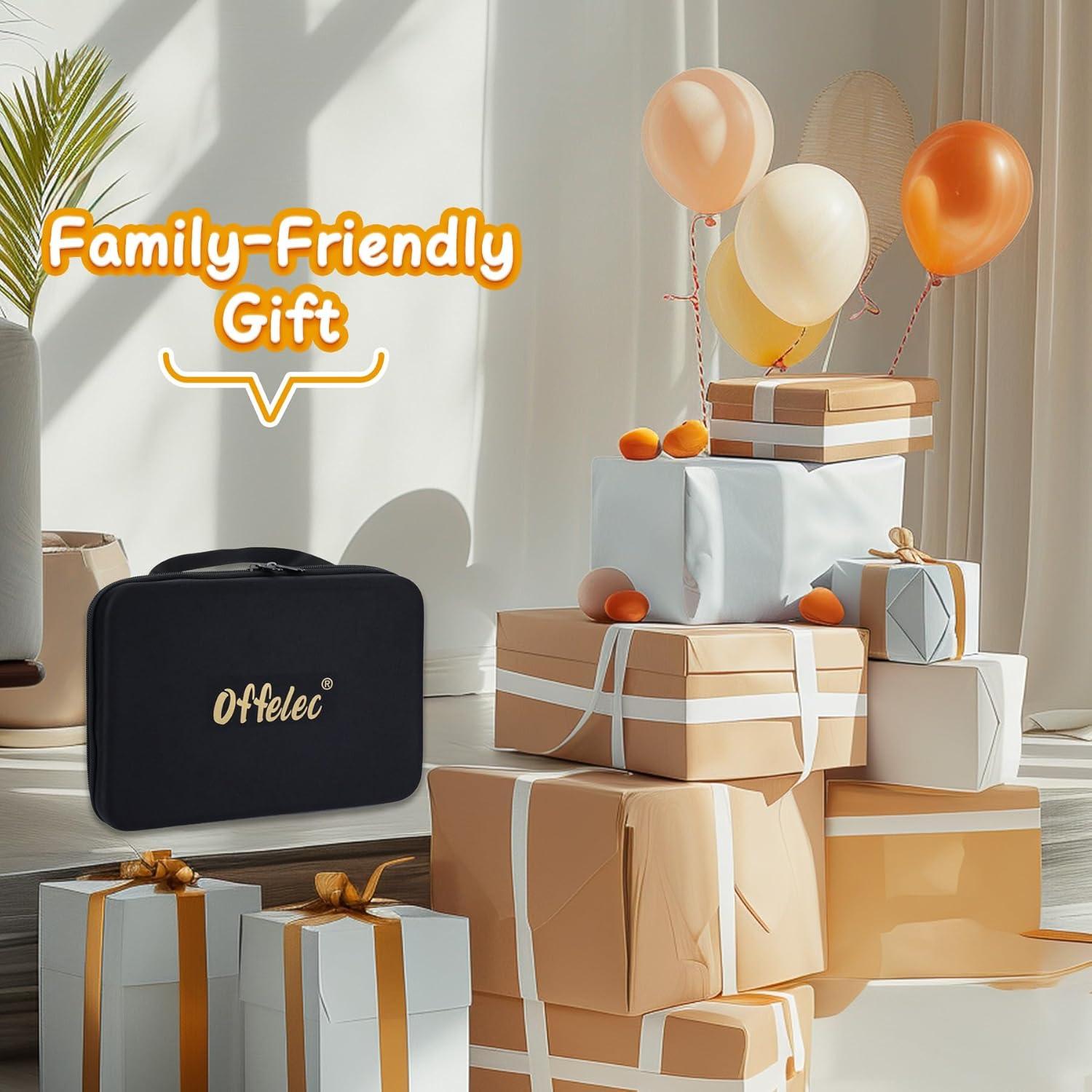 Juego de Rummy Mejorado Offelec con Fichas Grandes y Bolsa