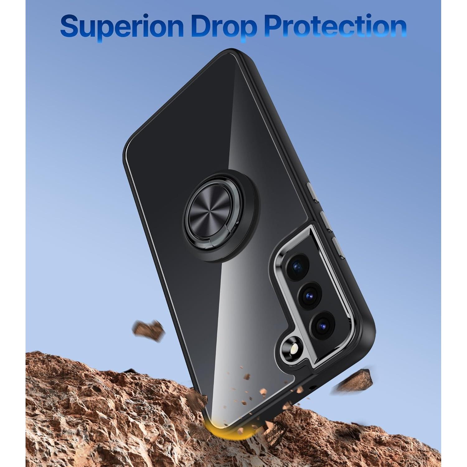 Funda Transparente Silverback para Galaxy S21 FE 5G con Soporte