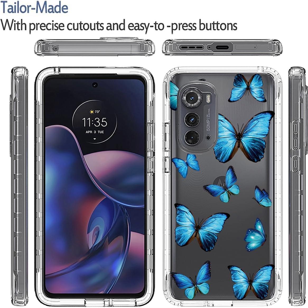 Funda Protectora Motorola Moto Edge 2022 5G con Protector