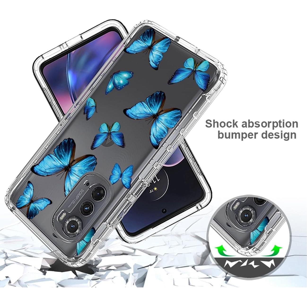 Funda Protectora Motorola Moto Edge 2022 5G con Protector