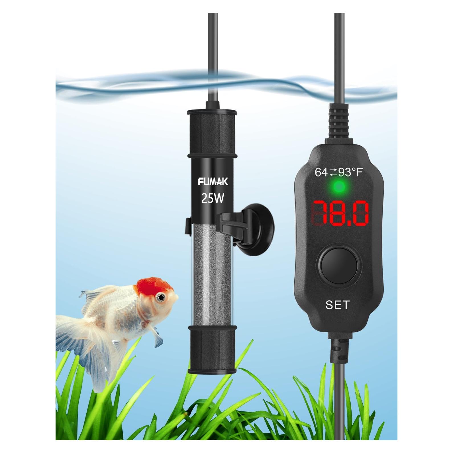 Calentador de Acuario FUMAK 25W Digital 11-19 Litros