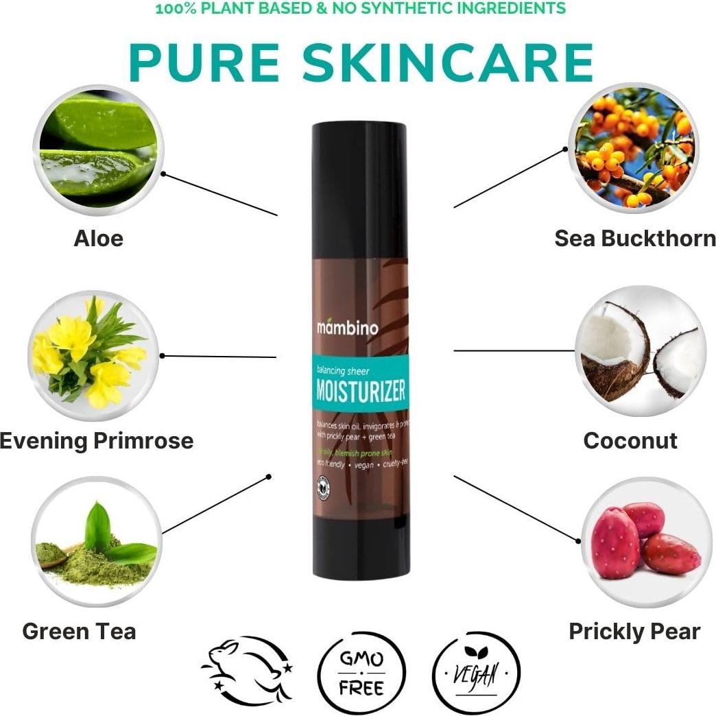 Hidratantes Faciales Mambino Organics Piel Grasa 2-Pack