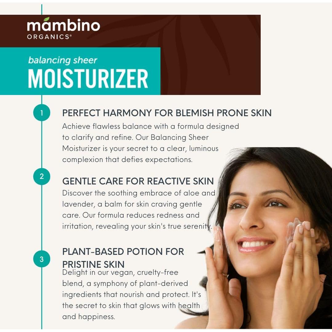 Hidratantes Faciales Mambino Organics Piel Grasa 2-Pack