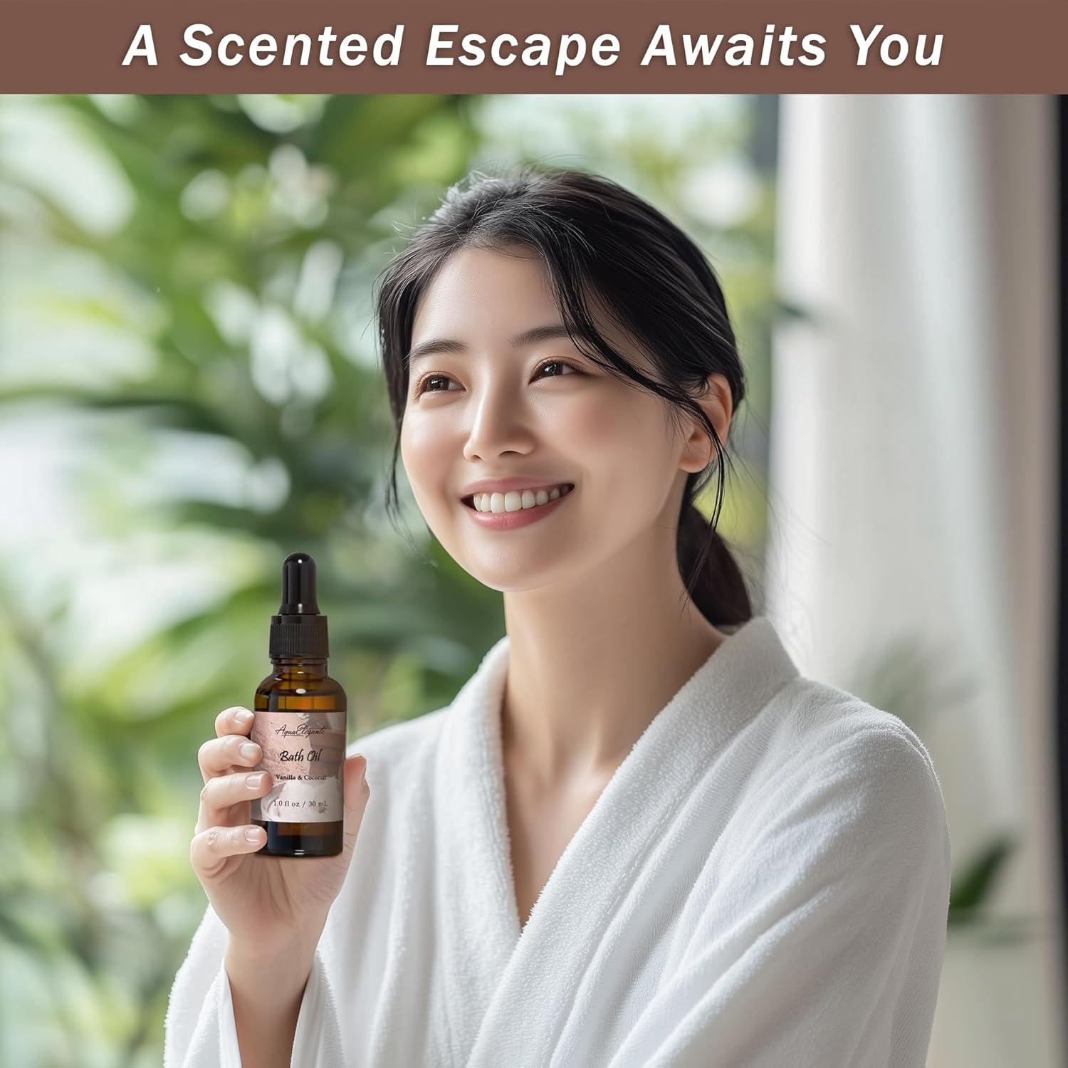 Cesta de Regalo Spa Aqua Elegante 10 Piezas Coco Vainilla