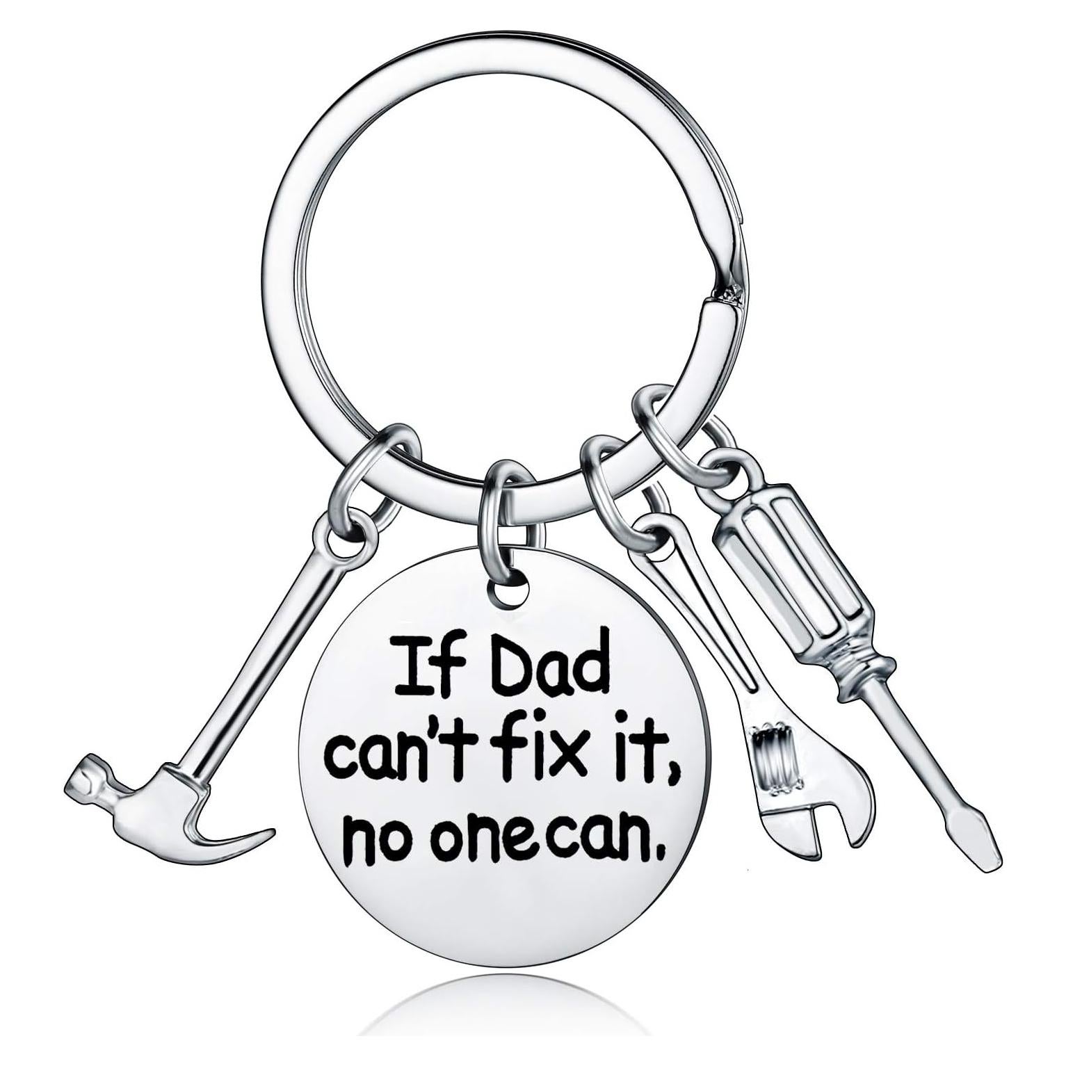 Llavero Herramientas Papá YEEQIN con Charms Creativos