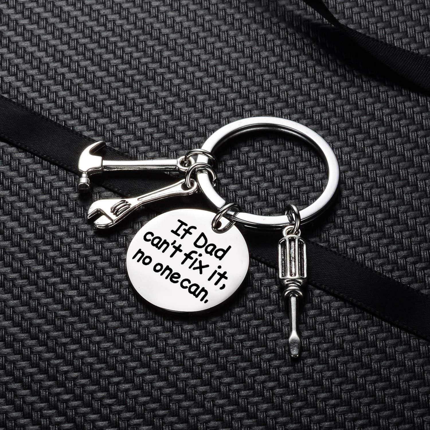 Llavero Herramientas Papá YEEQIN con Charms Creativos