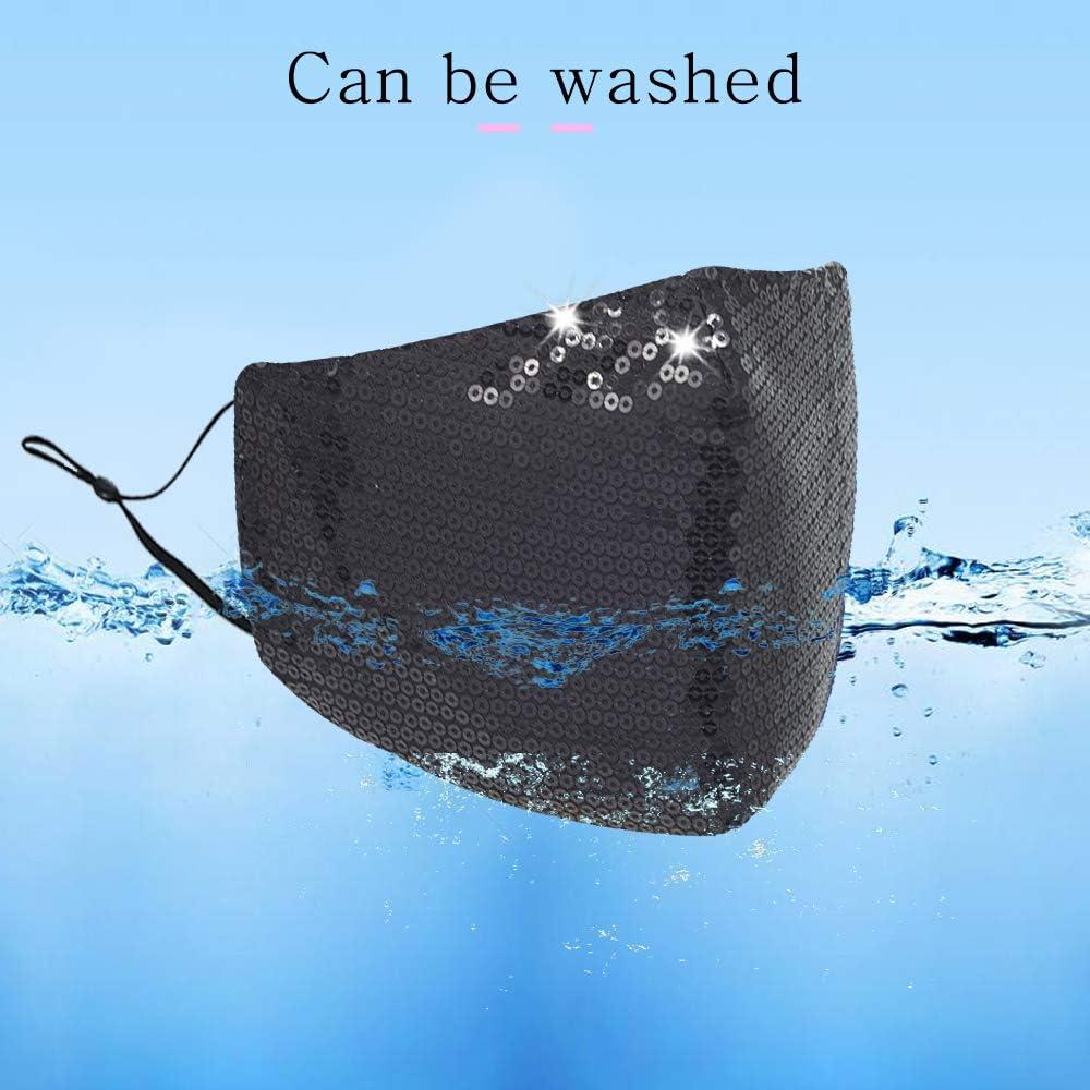 Máscara de Cristal Brillante UOUDIO para Mujeres - Reutilizable