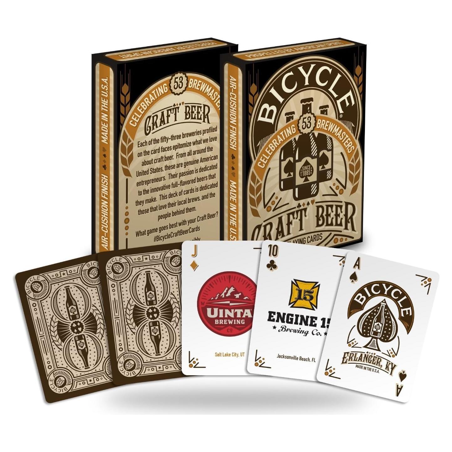 Cartas de Juego de Póker Bicycle V2 - Cerveza Artesanal