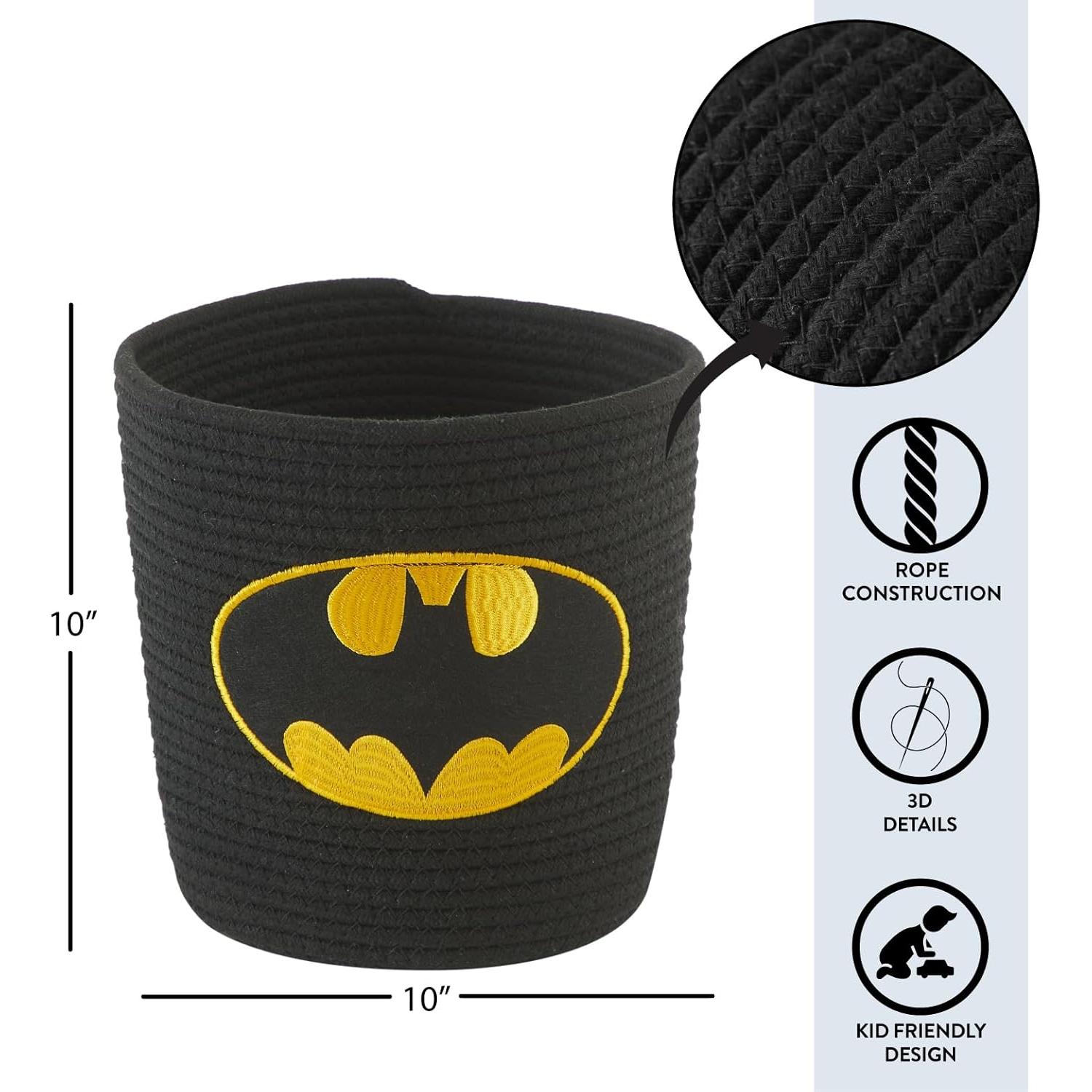 Cesta de Almacenamiento Batman Idea Nuova 25.4 cm Redonda