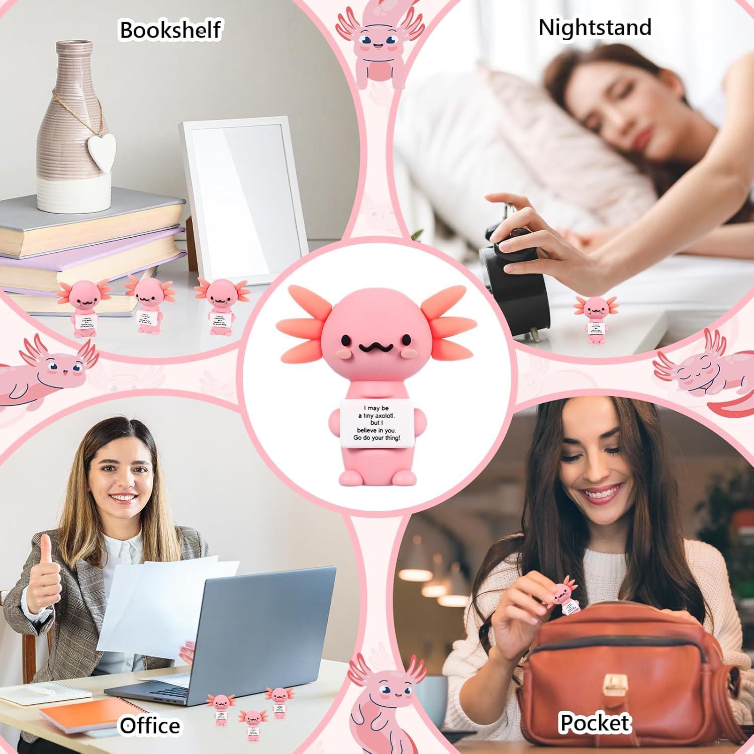 25 Mini Juguetes de Hule Axolote Gejoy - Regalos Motivacionales