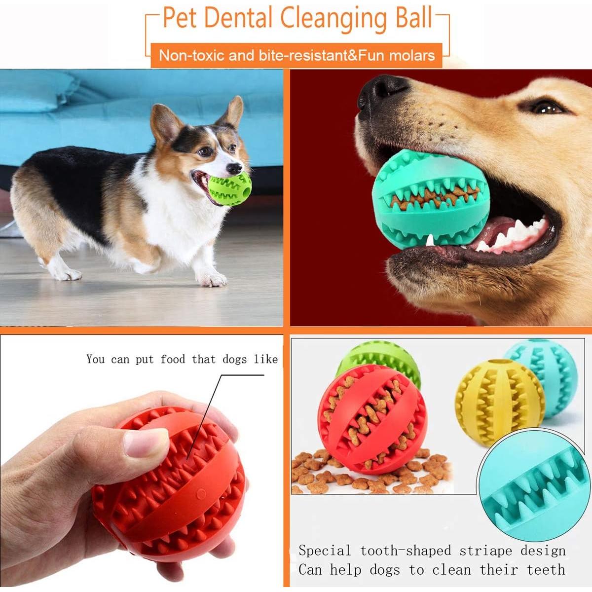 Pelota de Juguete para Perros Sunglow - Limpieza de Dientes 6cm