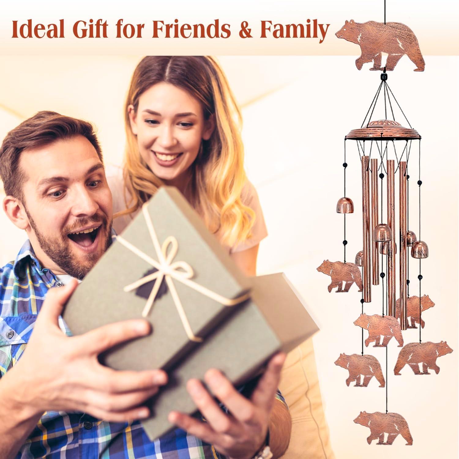 Campana de Viento de Oso EZTZEN para Jardín y Patio