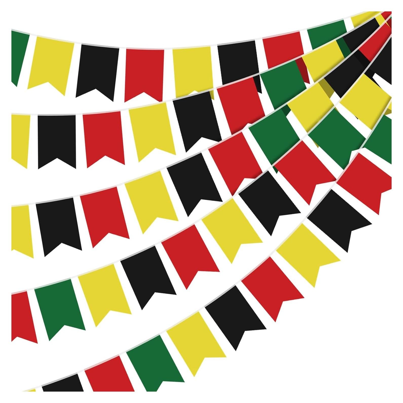 Banderines de Juneteenth Hestya 5 Pcs 19x27.5 cm Multicolor