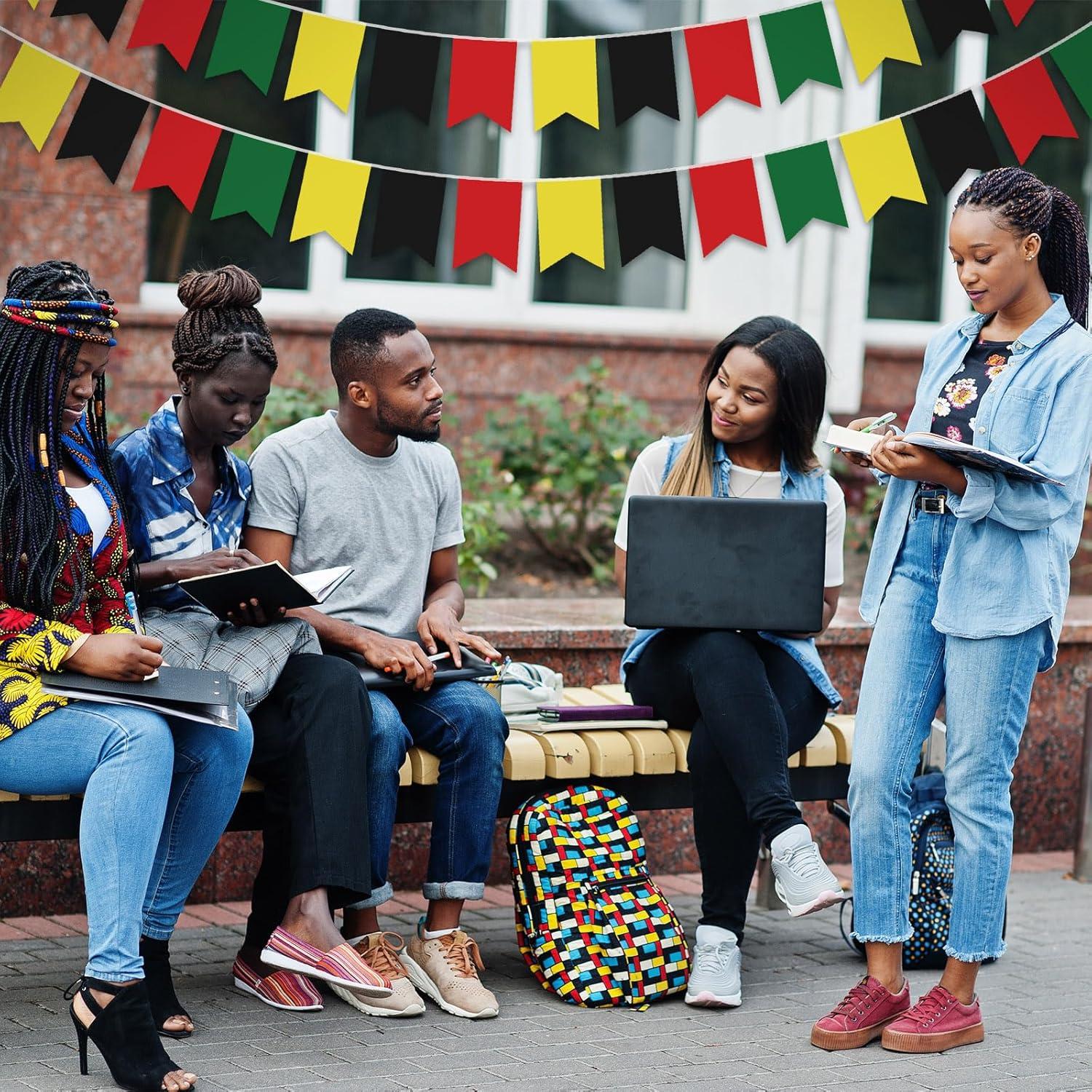 Banderines de Juneteenth Hestya 5 Pcs 19x27.5 cm Multicolor