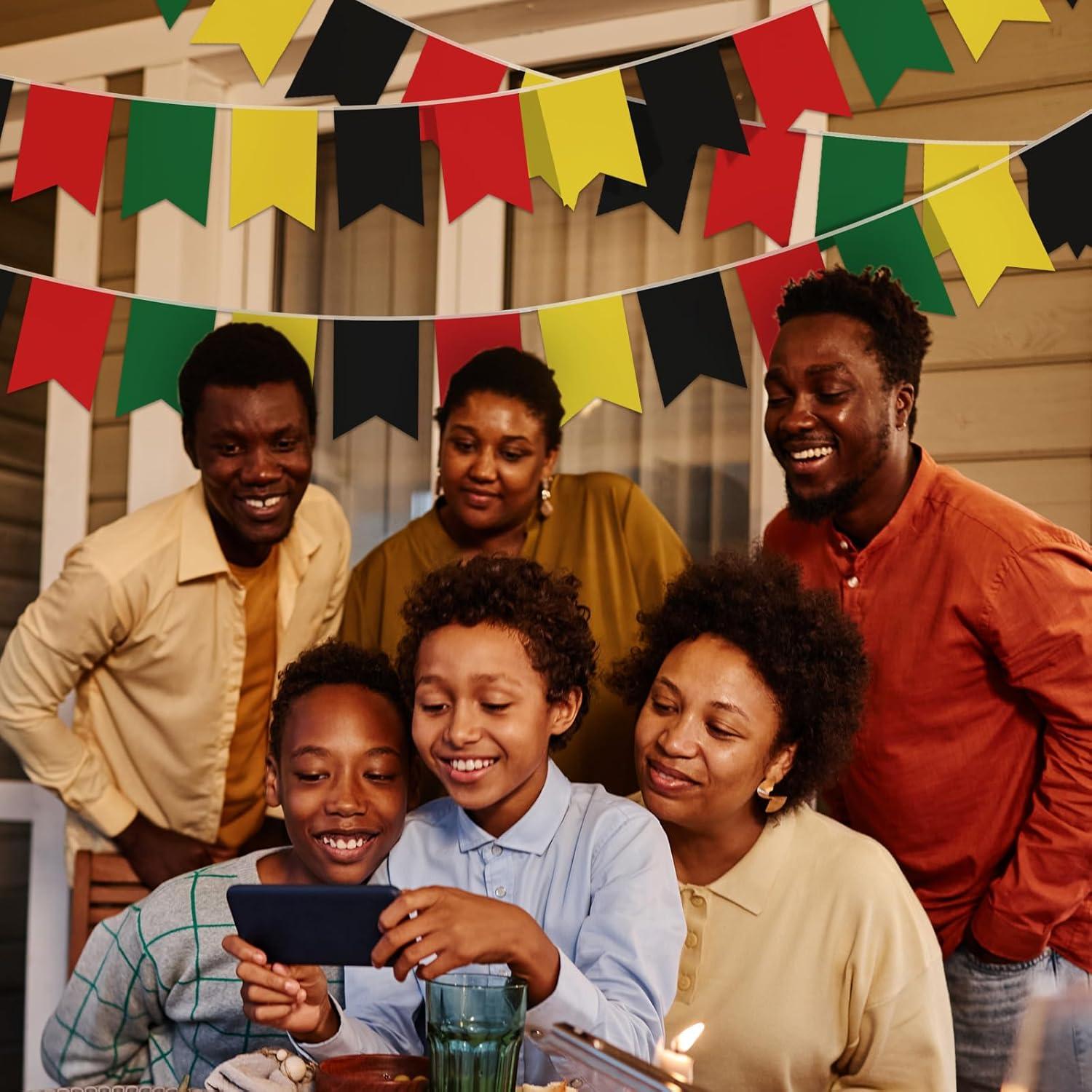 Banderines de Juneteenth Hestya 5 Pcs 19x27.5 cm Multicolor