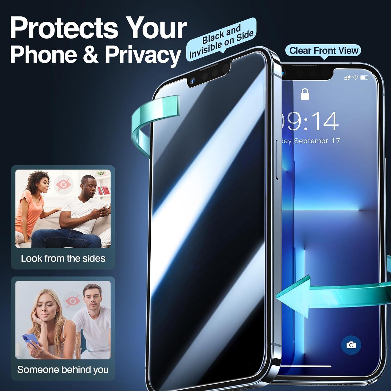 Protector de Pantalla Privado SmartDevil para iPhone 13/13 Pro/14