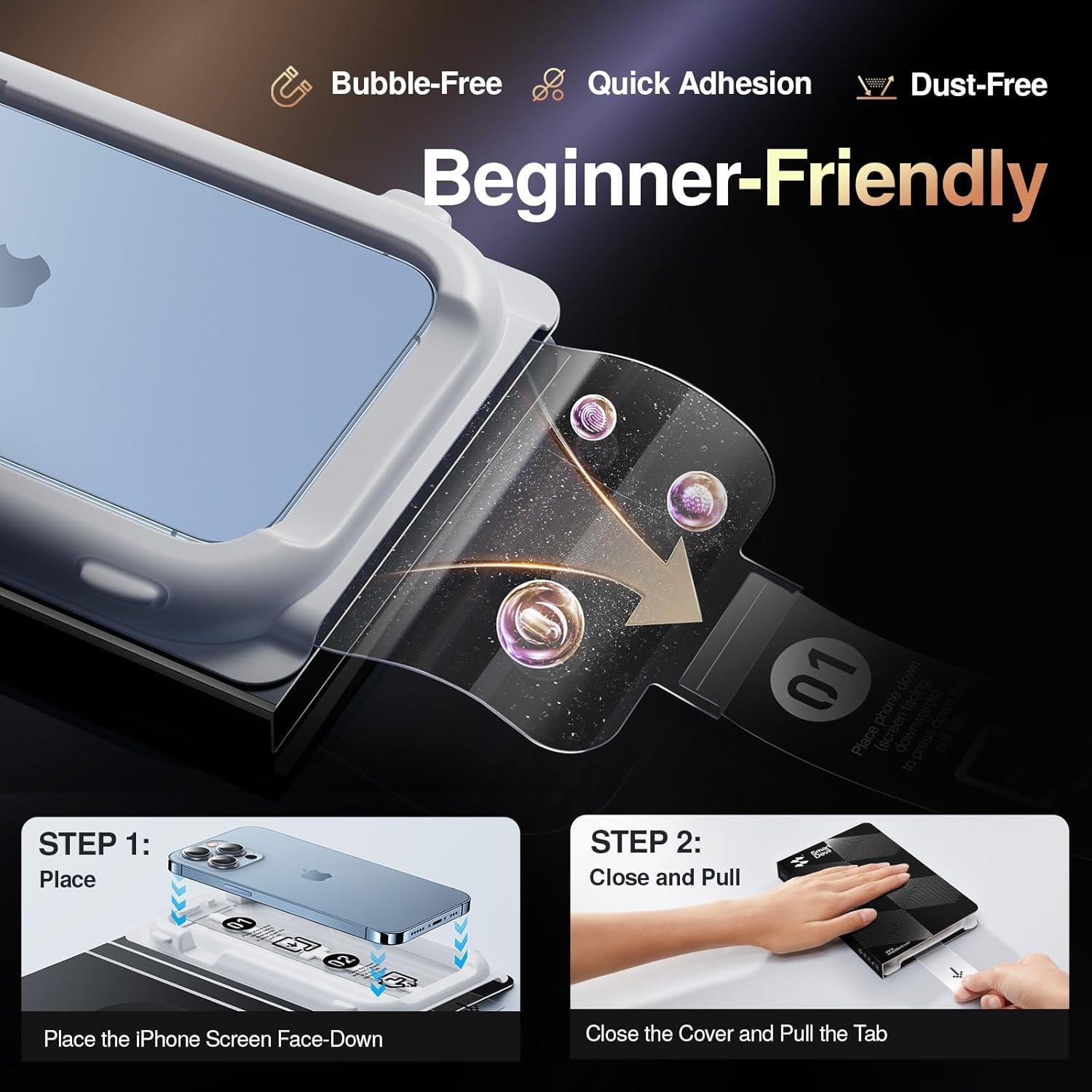 Protector de Pantalla Privado SmartDevil para iPhone 13/13 Pro/14