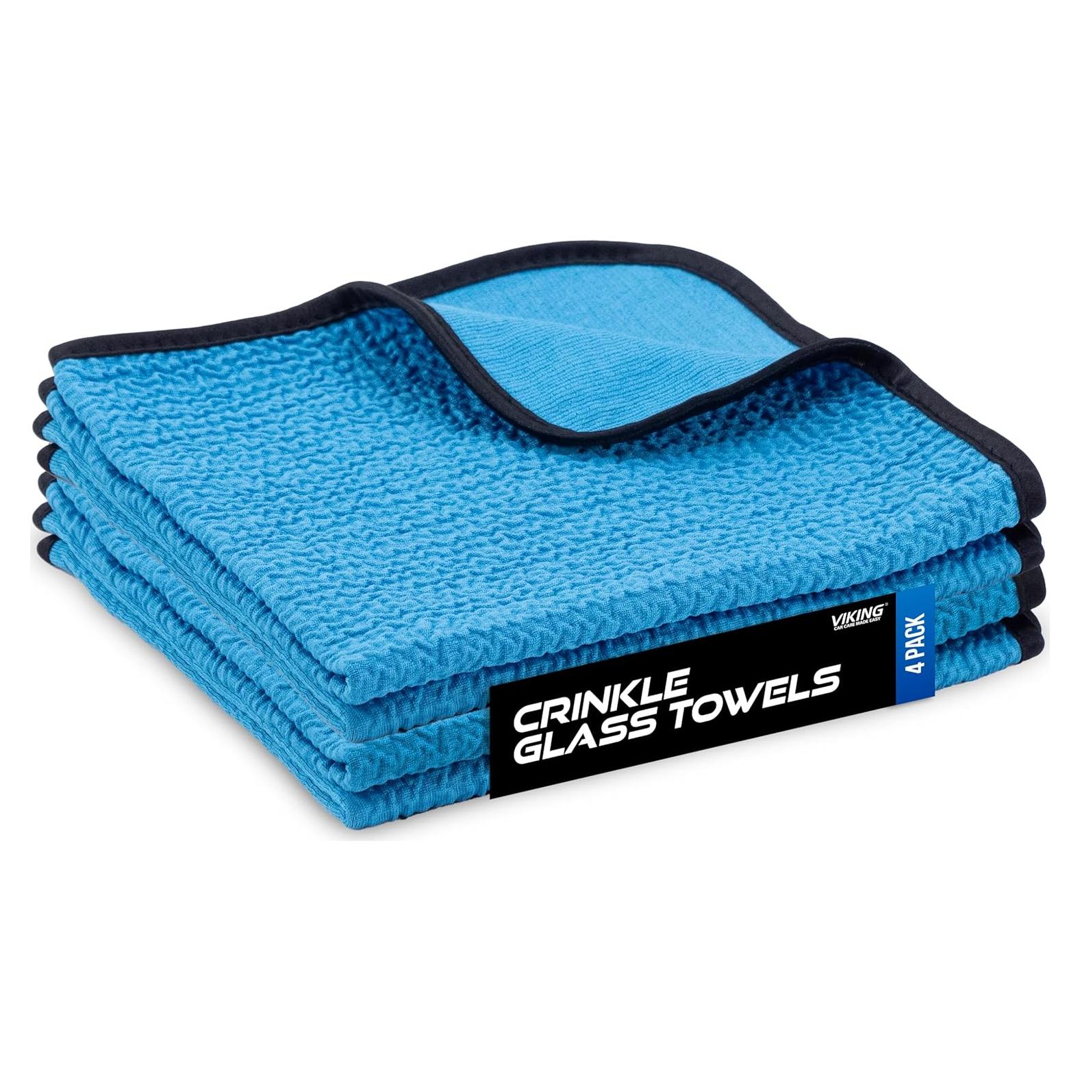 Paño de Microfibra VIKING 4 Piezas 40.64x40.64cm Azul