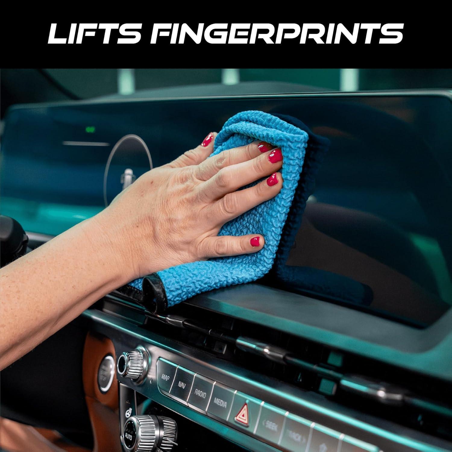 Paño de Microfibra VIKING 4 Piezas 40.64x40.64cm Azul