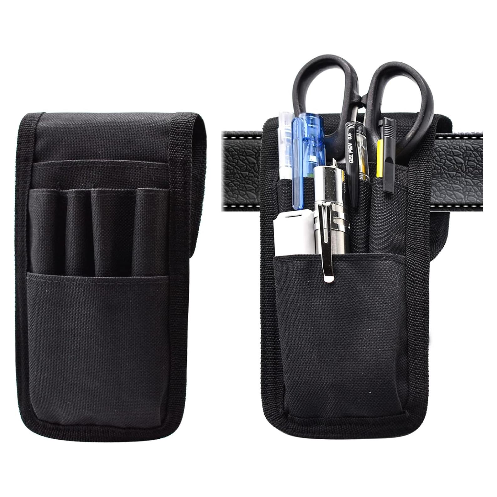 Soporte de Bolígrafo KATOLK Negro Multifuncional 6 Bolsillos