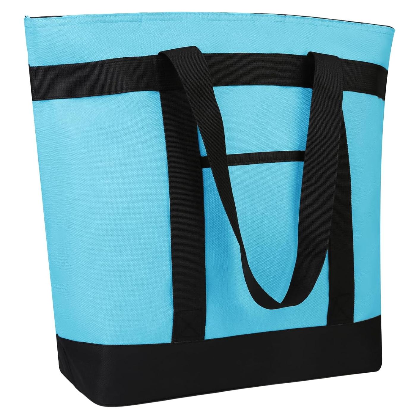 Bolsa Térmica Reutilizable 39L Azul para Comida y Compras