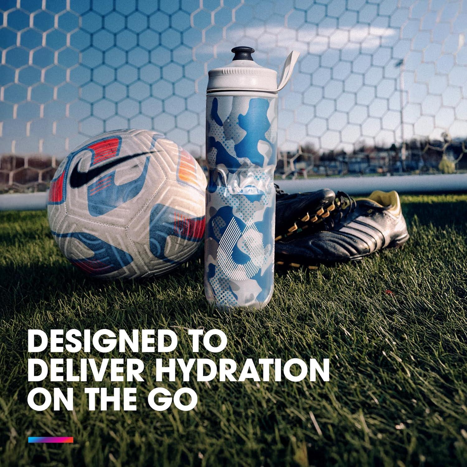 Botella de Agua Aislada HydraPak Polar Sport 600ml Negra